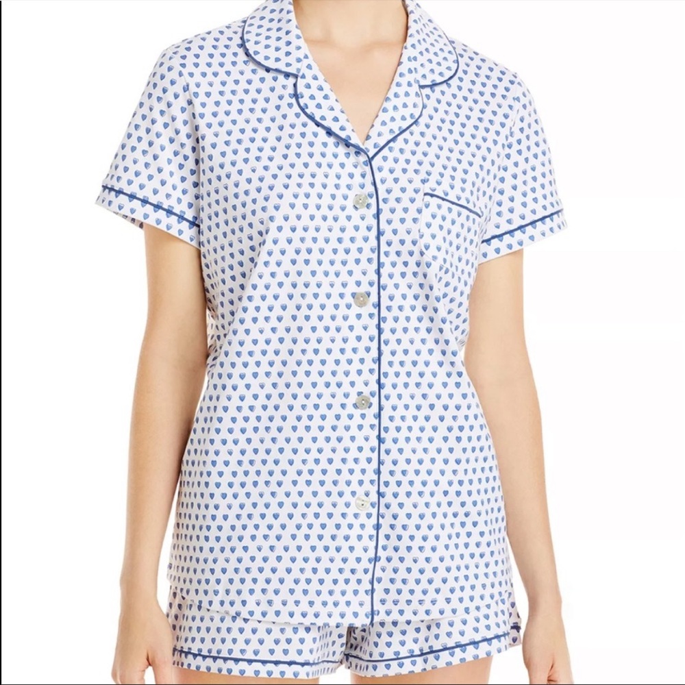 Roller Rabbit Blue Hearts PJs